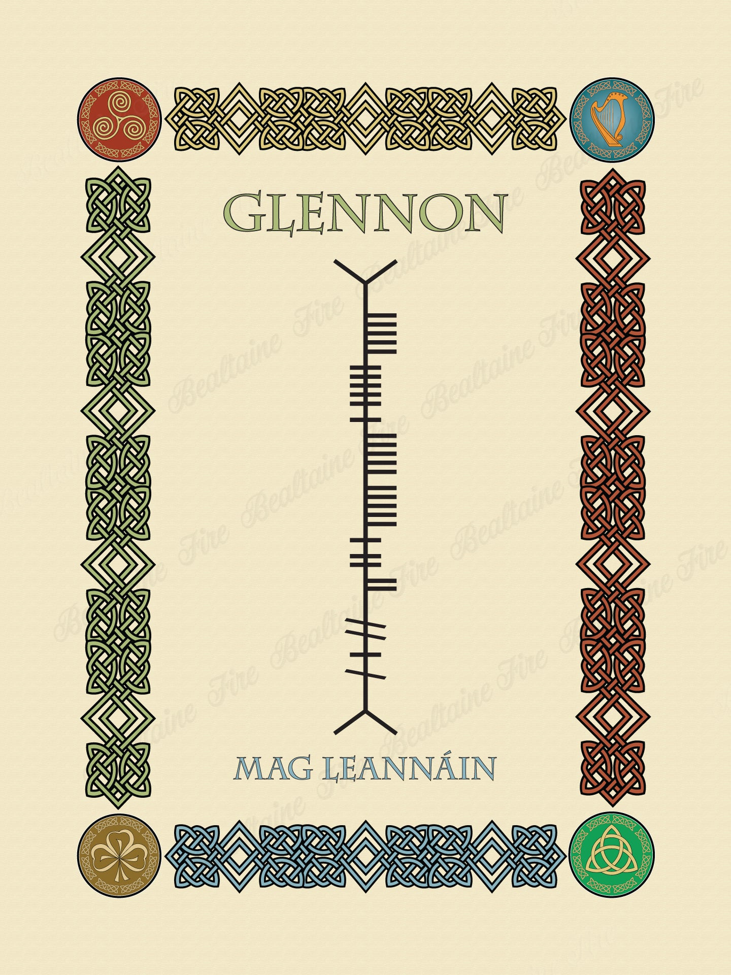 Glennon in Old Irish and Ogham - PDF Download