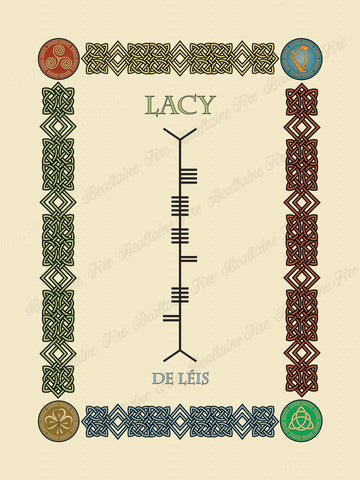 Lacy (de Léis) in Old Irish and Ogham - PDF Download