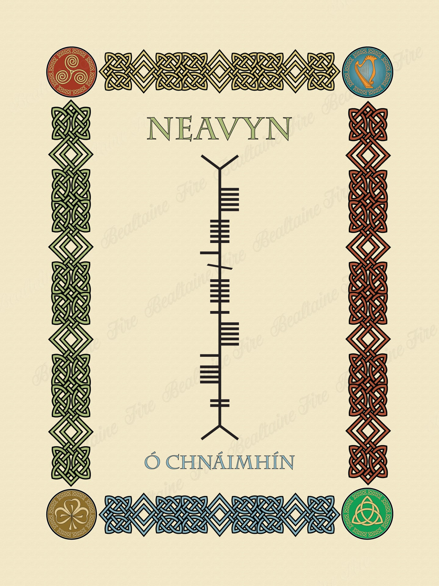 Neavyn (O) in Old Irish and Ogham - PDF Download