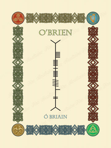 O'Brien in Old Irish and Ogham - PDF Download