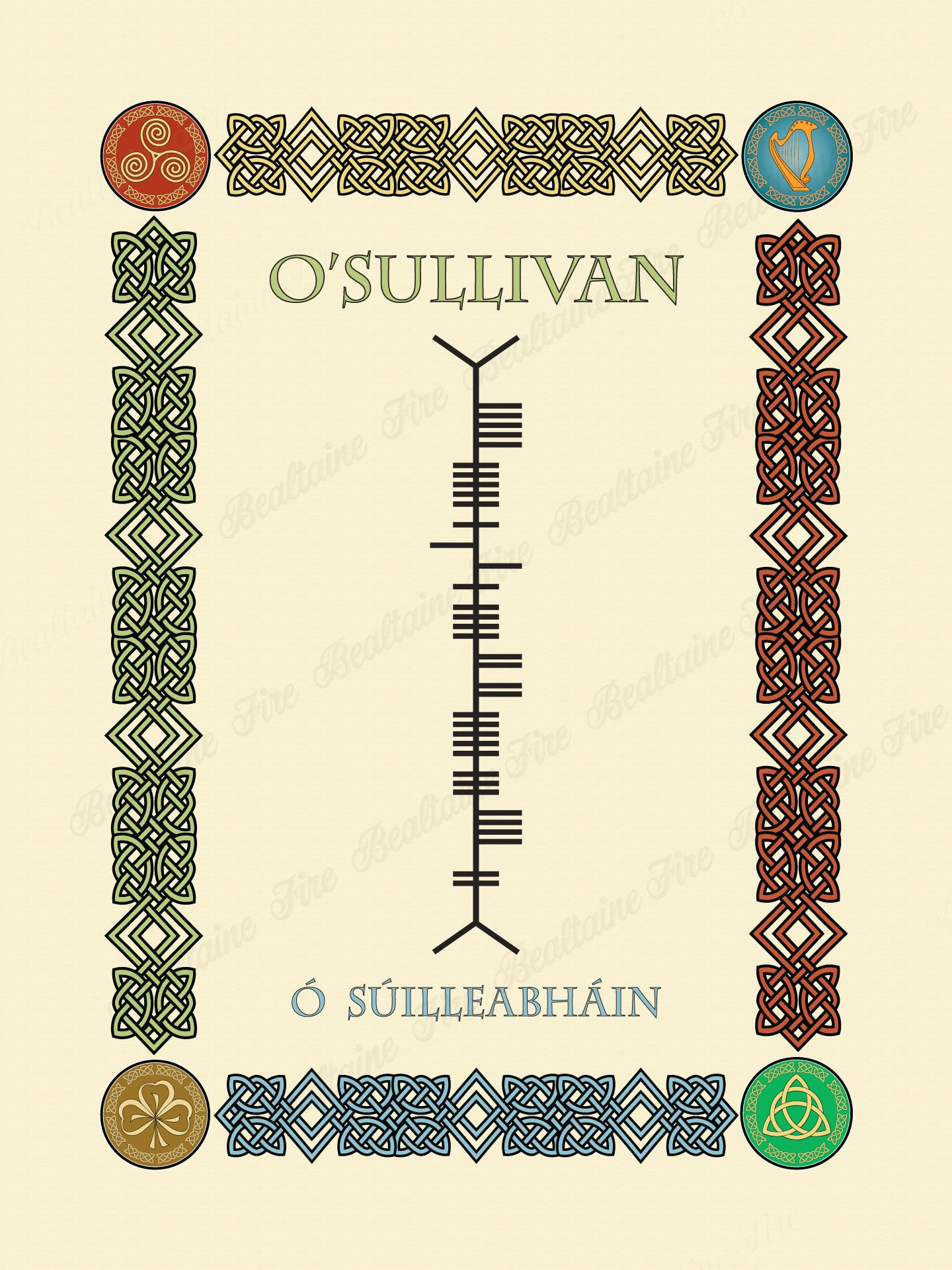 O'Sullivan in Old Irish and Ogham - PDF Download