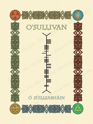 O'Sullivan in Old Irish and Ogham - PDF Download
