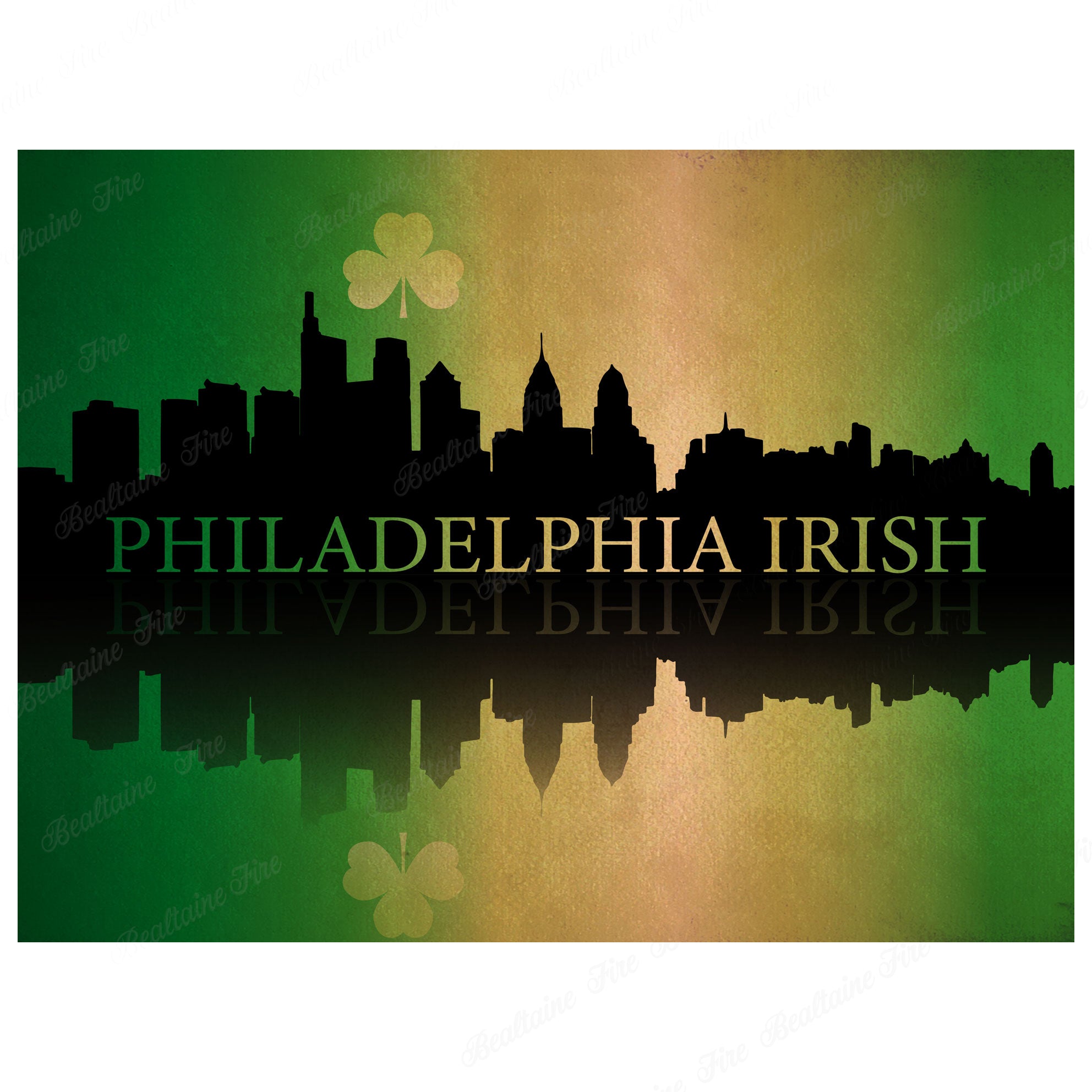 Philadelphia Irish Premium Luster Unframed Print
