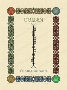 Cullen in Old Irish and Ogham - Premium luster unframed print