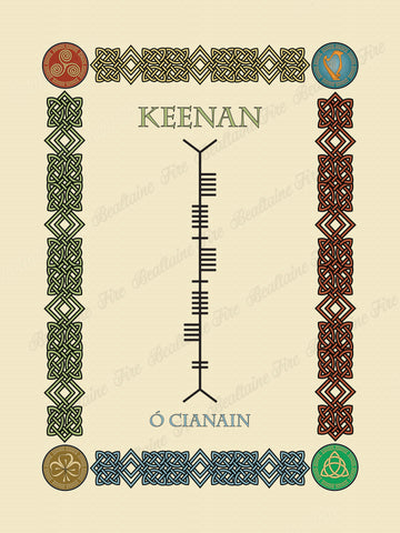 Keenan in Old Irish and Ogham - PDF Download