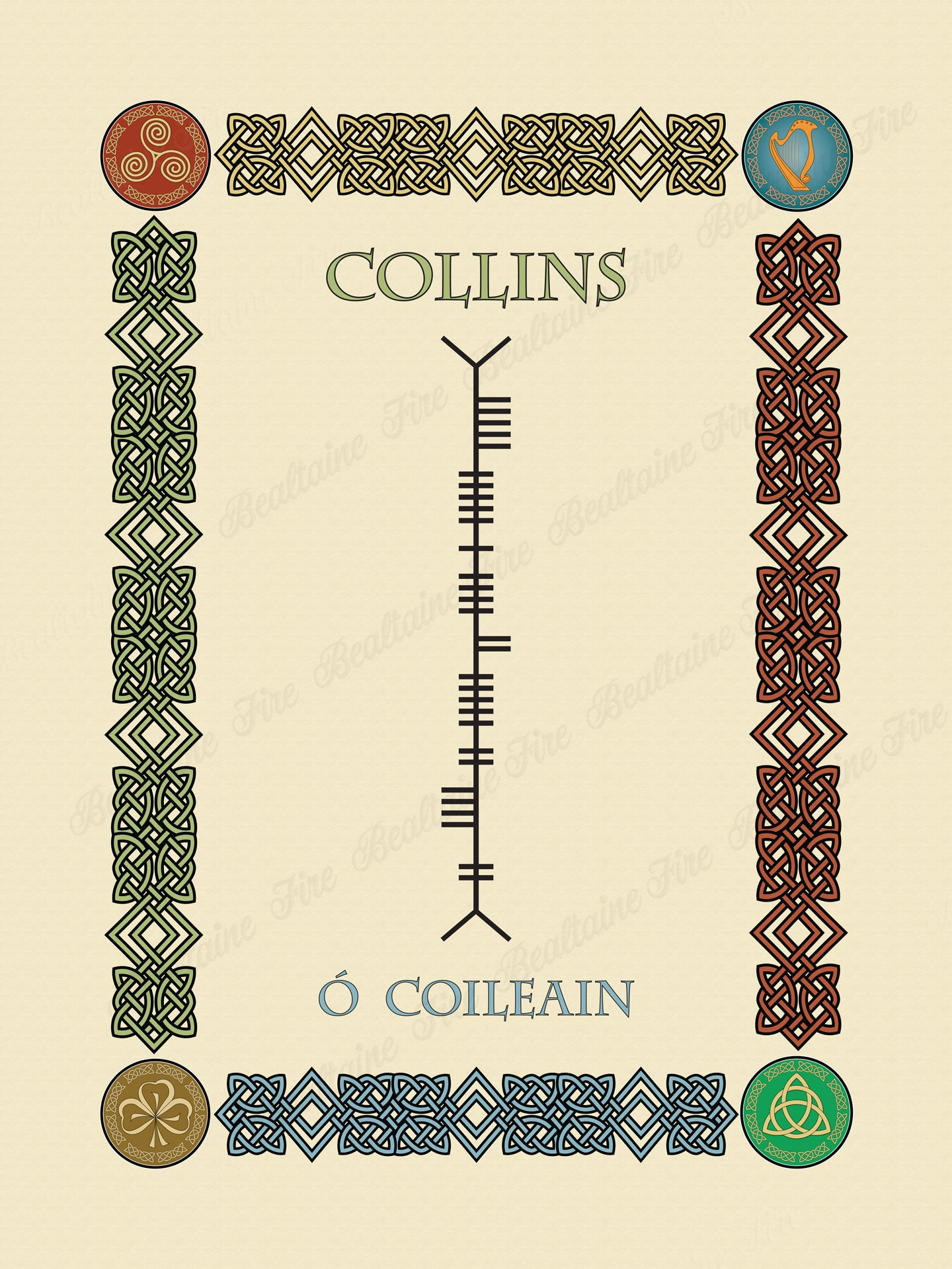 Collins in Old Irish and Ogham - PDF Download