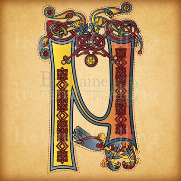 Illuminated Letters Framed Print