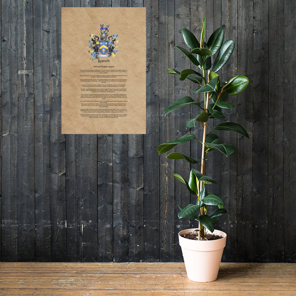 Lynch Coat of Arms Premium Luster Unframed Print