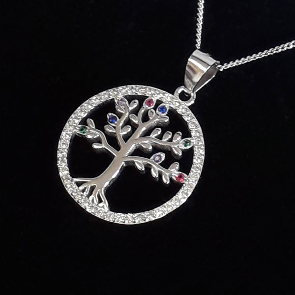 925 Sterling Silver Tree of Life Necklace